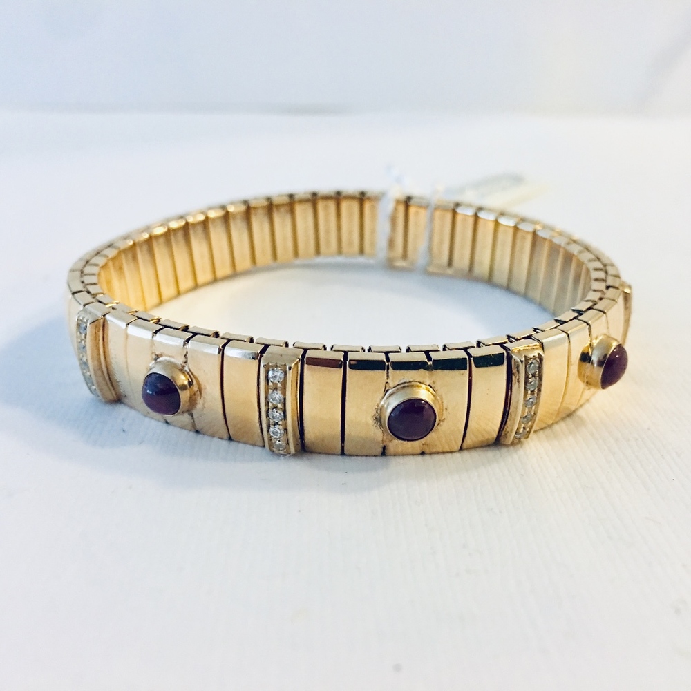 Ruby Nomination Extension Golden Bracelet